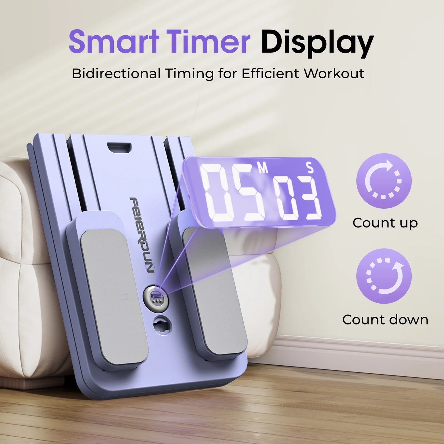 300 LBS Weight Capacity Multifunctional Fitness Board with Automatic Rebound, Core Training Ab Roller, Foldable Workout Machines - Full Body Workout Equipment, Home Pilates