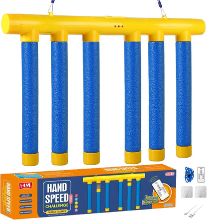 Catching Sticks Game,Catching Sticks Game Reaction Training Toy,Drop Stick Game,Sticks Game Challenge Game,Adjustable Speed Catching Game,Drop Sticks Game Challenge Game,Reflex Challenge Game (Blue)